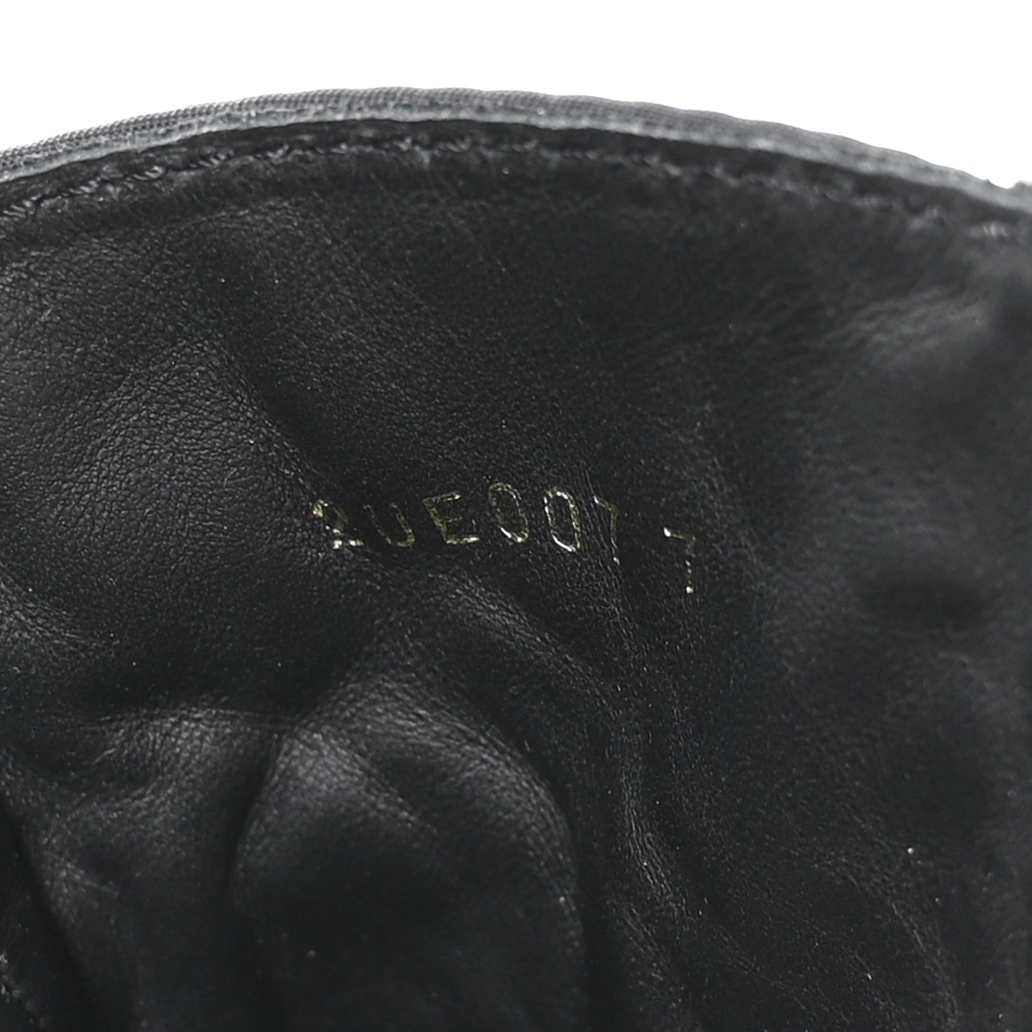 Prada Spazzolato Rois Nylon Metal Triangle Logo Monolith Pouch Pocket 55mm Boots 40 Black