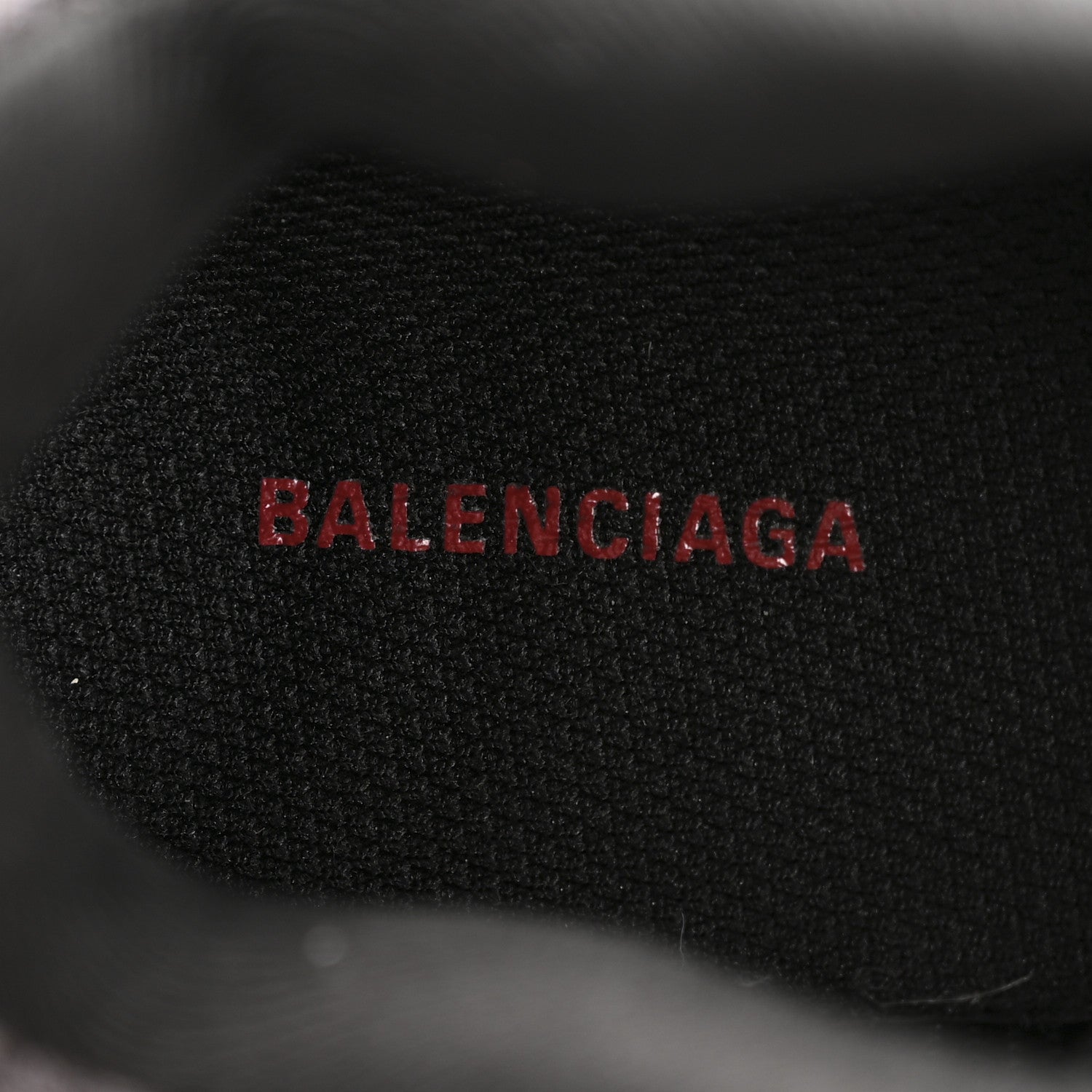Balenciaga Mesh Nylon Fabric Womens Track Sneakers 35 Black Grey