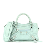 Balenciaga Agneau Classic Silver Hardware Mini City Maldives