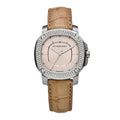 Burberry Stainless Steel Alligator Diamond Bezel 38mm The Britain Quartz Watch Champagne BBY1400