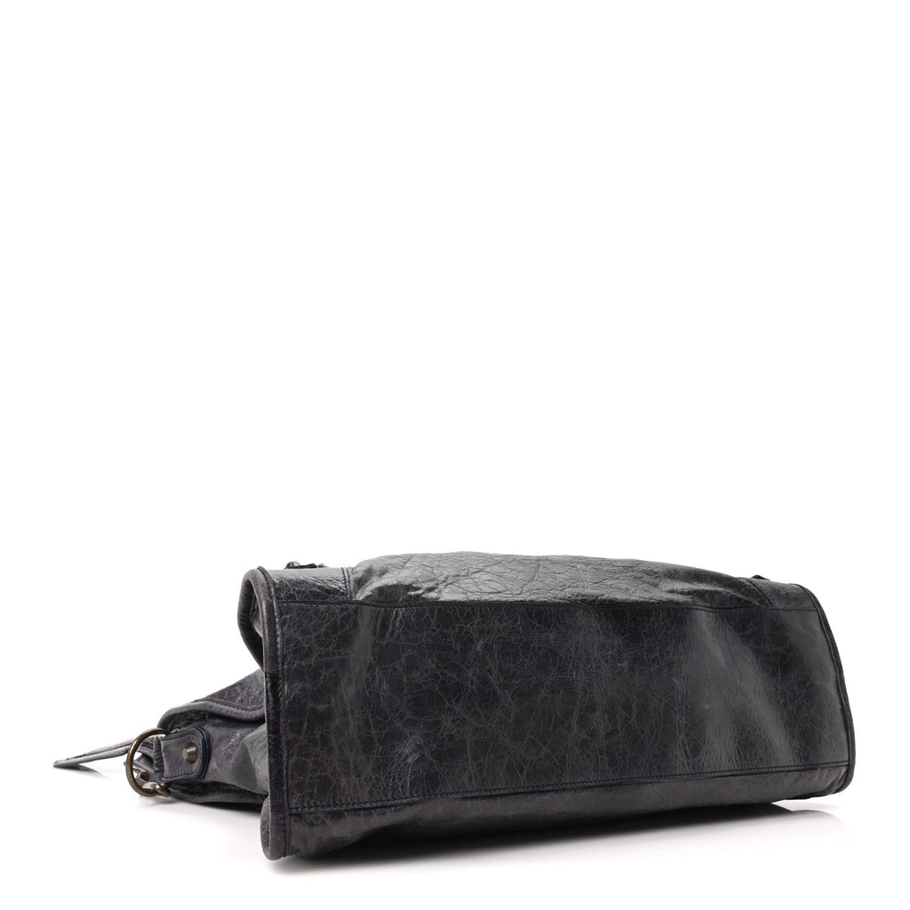 Balenciaga Agneau Classic Hardware City Bleu Roi