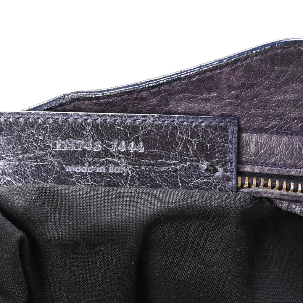 Balenciaga Agneau Classic Hardware City Encre
