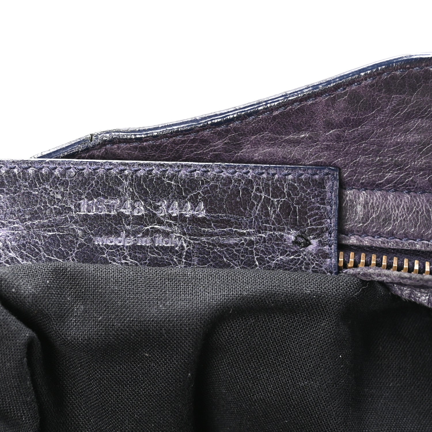 Balenciaga Agneau Classic Hardware City Encre