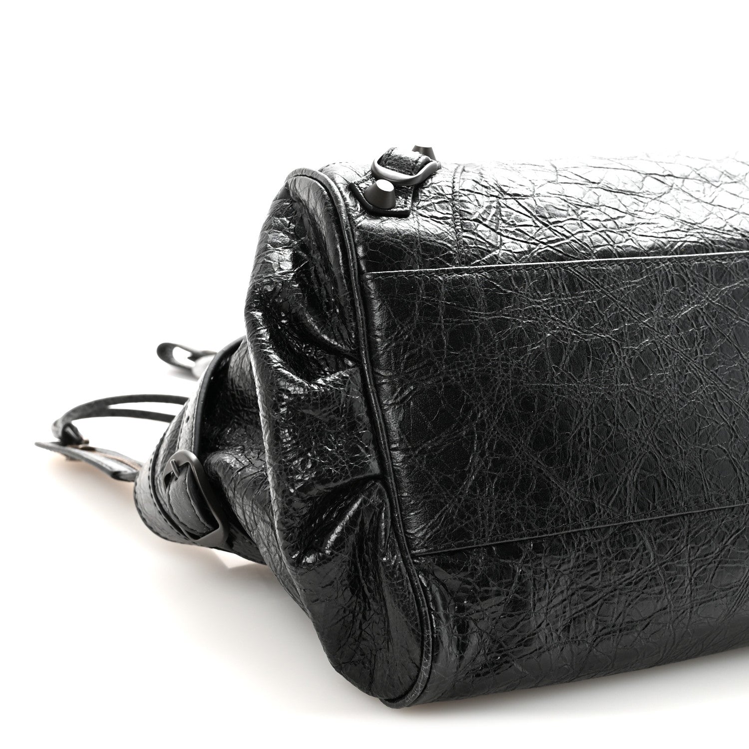 Balenciaga Agneau Arena Classic Hardware East West Le City Black