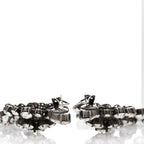 Gucci Metal Crystal Drop Earrings