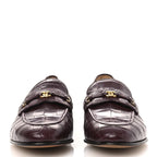 Gucci Alligator Interlocking G Mens Loafers 8 Bordeaux