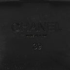 Chanel Calfskin Metal CC Loafers 39 Black