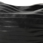Loewe Lambskin Pleated Bracelet Pouch Shoulder Bag Black