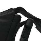 Balenciaga Recycled Sport Nylon Logo Embroidered Wheel Sling Bag Black Pink