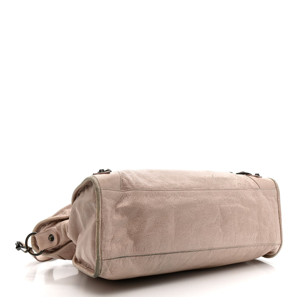 Balenciaga Agneau Classic Hardware City Bois De Rose