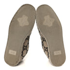 Gucci Covered Wool GG Monogram Mens Fria Horsebit Loafers 9 Beige Ebony Black Butterscotch