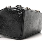 Balenciaga Agneau Arena Mini Le Cagole Duffle Crossbody Bag Black