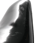 Saint Laurent Glazed Calfskin Auteuil 105mm Zip Boots 38 Black