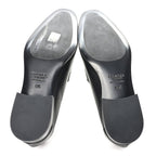 Chanel Lambskin Mens Stitched CC Loafers 42 Black