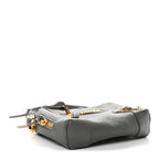 Balenciaga Chevre Gold Metallic Edge Hardware XS Reporter Crossbody Gris Acier