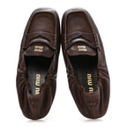 Miu Miu Ruches Nappa Loafer 35.5 Radica