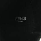 Fendi Calfskin Rubber Fendi Force Chelsea Boots 36 Black
