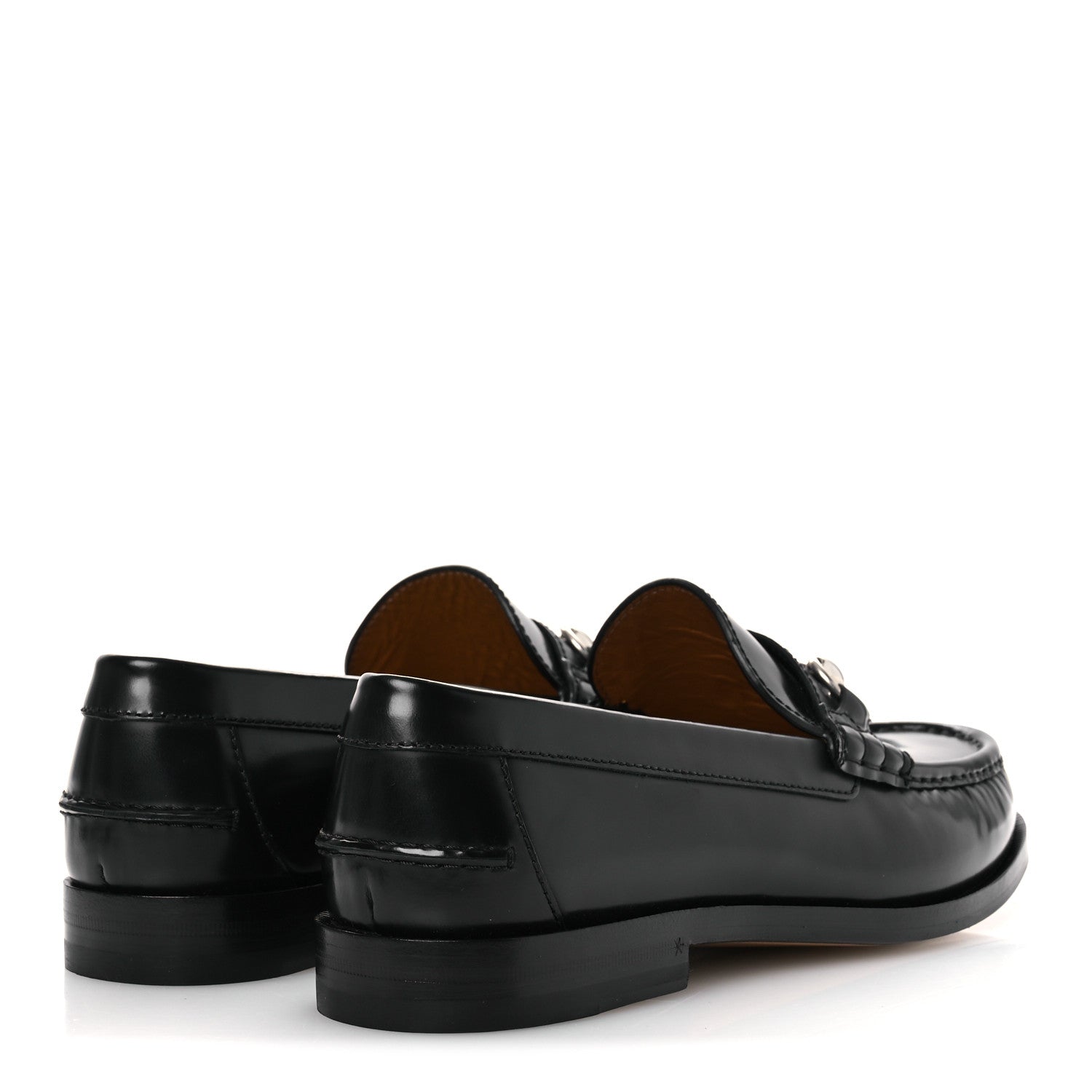 Gucci Millennial Ribot Mens Horsebit Loafers 9.5 Black