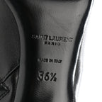 Saint Laurent Nappa Vendome Loulou Ankle Zip Boot 36.5 Black