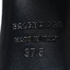 Balenciaga Shiny Soft Sheepskin Glove 80mm Ankle Boots 37.5 Black