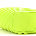 Balenciaga Grained Calfskin Embossed Car Camera Bag Yellow Fluo Black