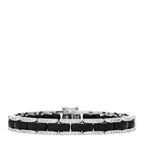 Chanel 18K White Gold Diamond Ceramic Ultra Bracelet Black