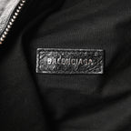Balenciaga Agneau Arena Superbusy Large Sling Zip Shoulder Bag Black