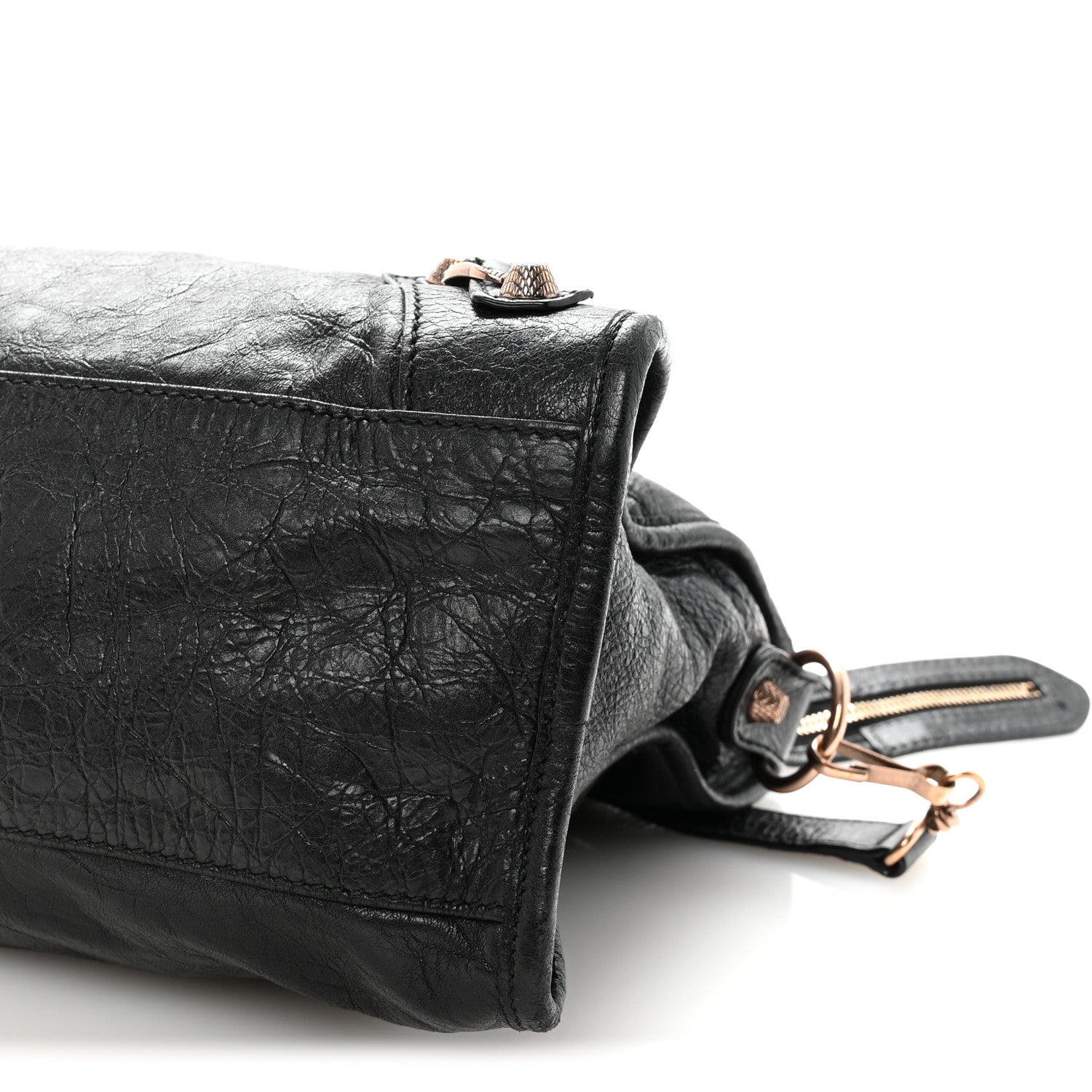 Balenciaga Agneau Giant 12 Gold Hardware City Black