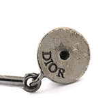 Christian Dior Crystal Pearl My ABCDior Y Tribale Earring Black Silver