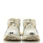 Balenciaga Mesh Rubber Monocolor Womens Runner Sneakers 37 White