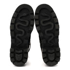 Gucci Nappa Frances GG Matelasse Platform Combat Boots 36 Black
