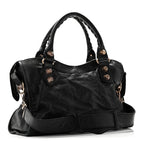 Balenciaga Agneau Giant 21 Rose Gold Hardware City Black