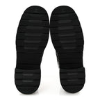 Chanel Shiny Lambskin Quilted Lace Up Combat Boots 39 Black
