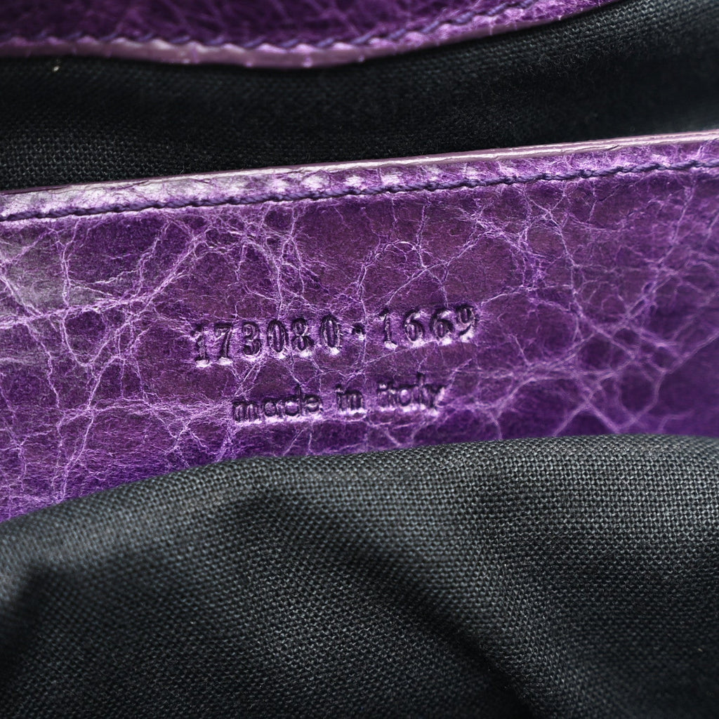 Balenciaga Agneau Giant 21 Gold Hardware Work Raisin