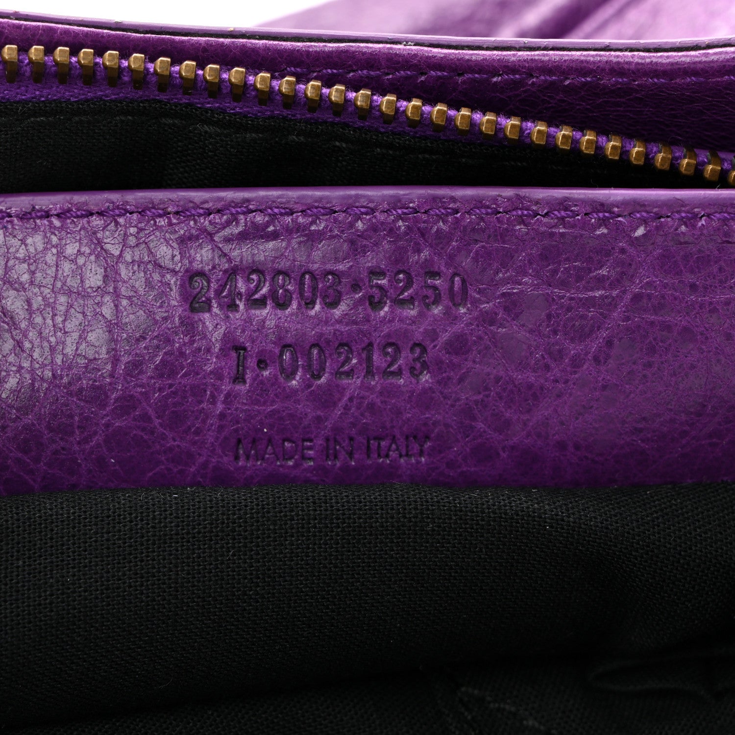 Balenciaga Agneau Classic Hardware Hip Ultraviolet