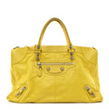 Balenciaga Agneau Giant 21 Silver Hardware Work Curry