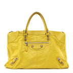 Balenciaga Agneau Giant 21 Silver Hardware Work Curry