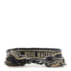 Christian Dior Woven Cotton J'Adior Friendship Bracelet Navy