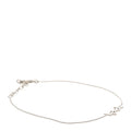 Saint Laurent Brass Monogram Charm Bracelet L Silver