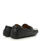 Gucci Soft Clove Calfskin Mens Horsebit Driver Loafers 9 Black