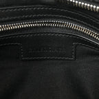 Balenciaga Agneau Arena Storico Silver Hardware Small Le City Black