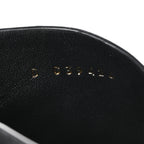 Chanel Lambskin Cap Toe Wedge Ankle Boots 38.5 Black