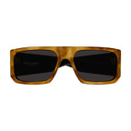 Saint Laurent Sunglasses Geometric Full Rim, Brown Havana/Black Frame and Grey Lens SL635ACETATE005