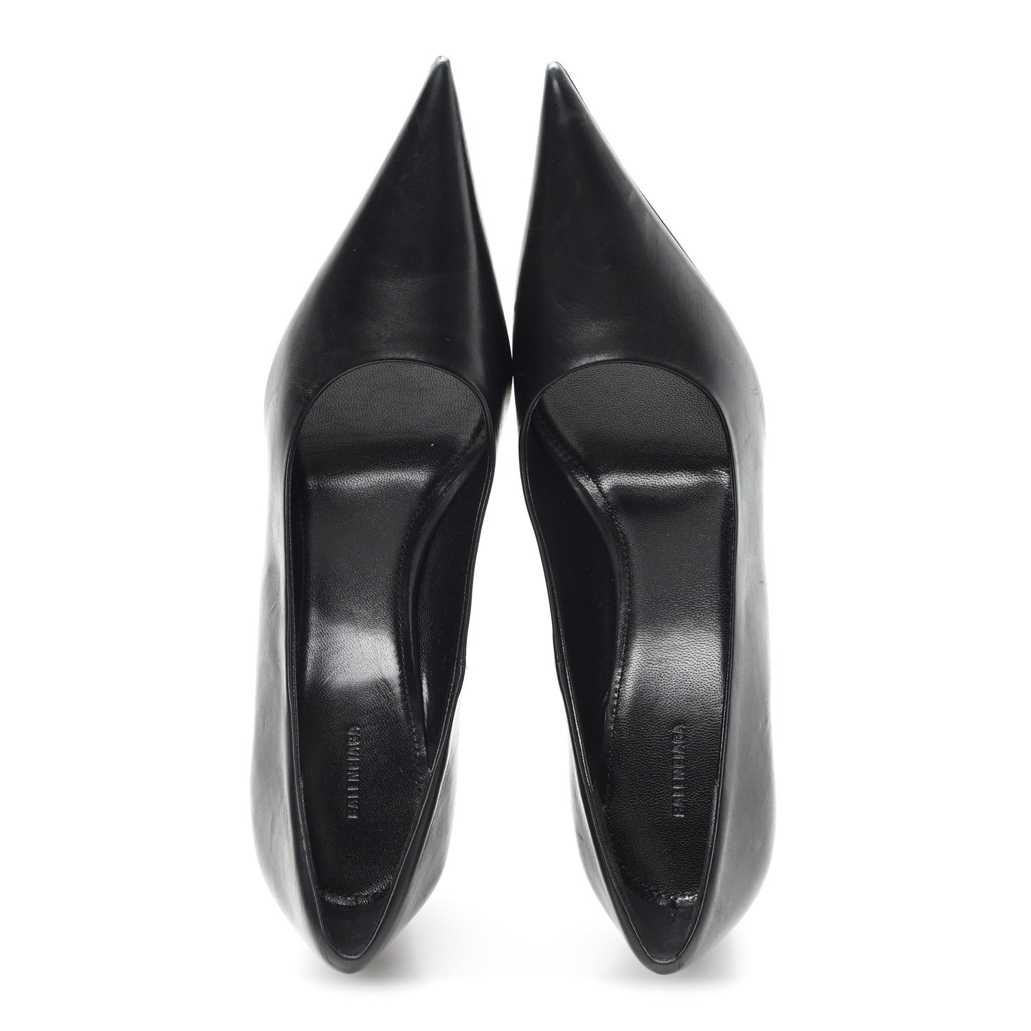 Balenciaga Calfskin Blade Knife Pumps 37 Black