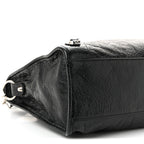 Balenciaga Agneau Classic Silver Hardware City Black