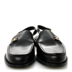 Chanel Calfskin Crystal Slingback Loafers 39 Black