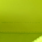 Balenciaga Grained Calfskin Embossed Car Camera Bag Yellow Fluo Black