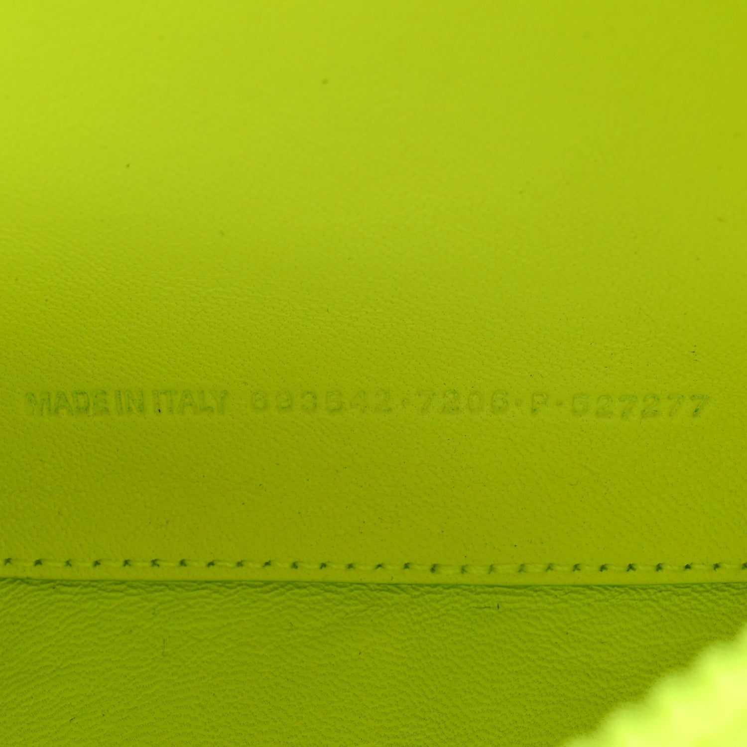 Balenciaga Grained Calfskin Embossed Car Camera Bag Yellow Fluo Black