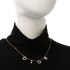 Christian Dior Metal Lacquer Dio(r)evolution Necklace Gold