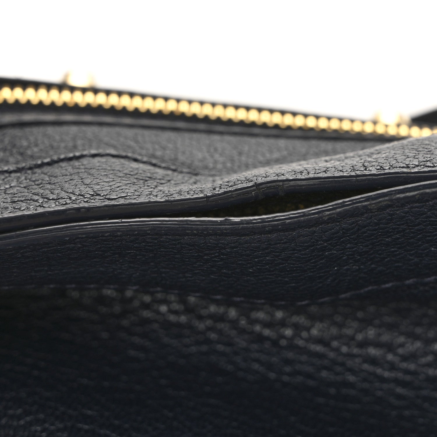 Balenciaga Chevre Gold Metallic Edge Hardware Town Bleu Nuit Dark Sea